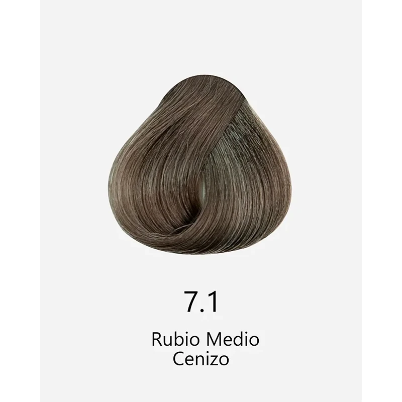 LUXENT Tinte Hypertone 7.1 Rubio Medio Cenizo